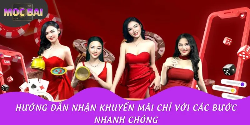 Hướng dẫn nhận khuyến mãi đơn giản gồm 3 bước nhanh chóng
